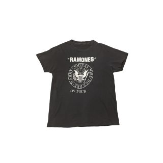 1970s!! "RAMONES" tour print T-shirt (Ź) 