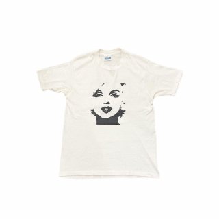 Made in USA!! 1980s old artist print T-shirts"Marilyn Monroe"(Ź)