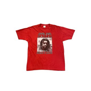 1980s!! "Peter Tosh" reggae print T-shirt (Ź) 