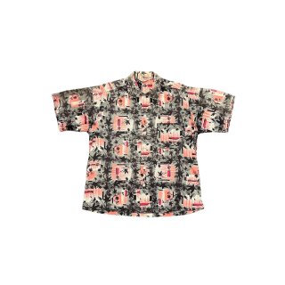 1950s!! "Catalina" Vintage hawaiian cotton S/S shirt (Ź) 