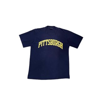 Made in USA!! 1990s "PITTSBURGH" Old college print T-shirts (Ź)