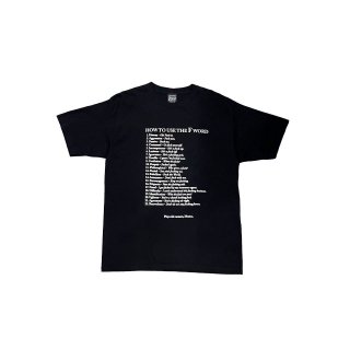 2000s "F-word" Old design print T-shirts (Ź)