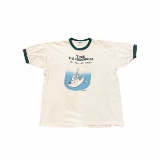 1970s!! "Champion" Vintage ringer print T-shirts(Ź)