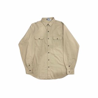 1980s!! "Patagonia" old L/S cottonpolyester shirt (Ź)