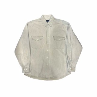 1990s!! "GAP" old L/S cotton shirt (Ź)