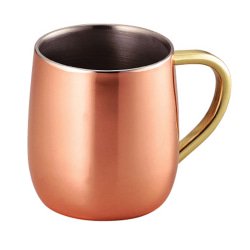 【食楽工房】（銅-ステンレス）2重マグカップ 250ml | 高品質な銅製マグカップ | 燕市の職人手作り - asahi-spoon