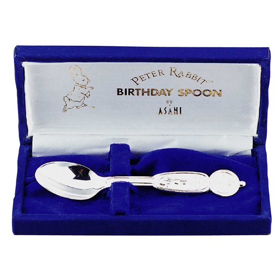 【ピーターラビット】純銀製バースデースプーン【名入れ可能】|赤ちゃんのお祝いに最適 - asahi-spoon