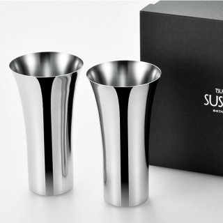 SUSCUP鎚＞サス鎚目2重ストレートカップ内金 250ml | 高級感漂う18-8ステンレス製カップ - asahi-spoon