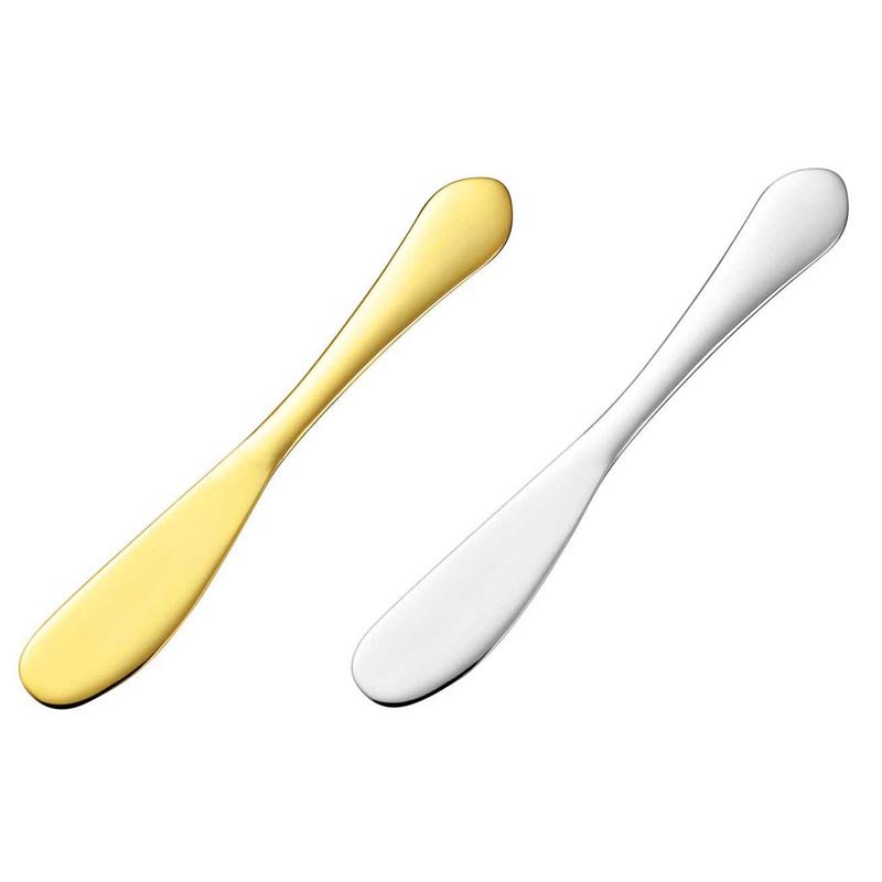 純銅製バターナイフ(ゴールド／シルバー)【名入れ可能】 | 硬いバターを切りやすい純銅製バターナイフ - asahi-spoon
