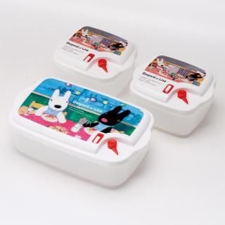 リサとガスパール】レンジ容器3点セット | キュートなパリの住人が