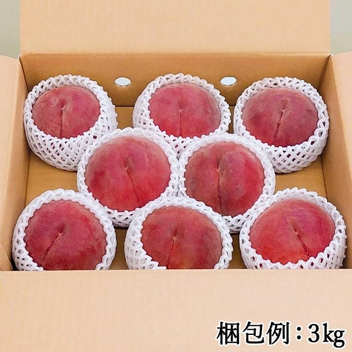 ご贈答用】桃 川中島白桃 3kg×2箱 | 北信州ふくふく農園