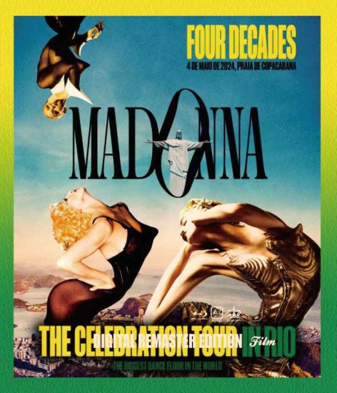 MADONNA (BDR) The Celebration Tour In Rio Film -Digital Remaster Edition- -  RECXROCK