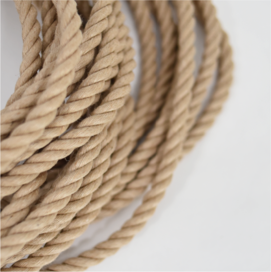 ジュート麻ロープ 5㎜ - 川崎ロープ
