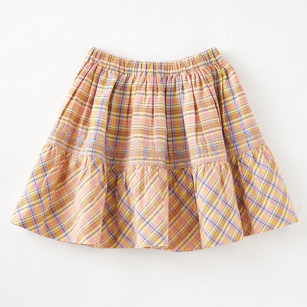 BONJOUR DIARY(ボンジュールダイアリー) Skirt (Rainbow check