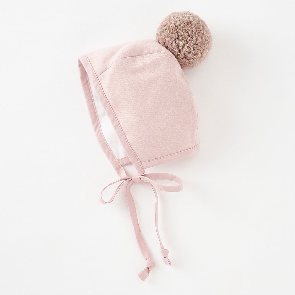 BRIAR BABY Baby ELLIOT POM BONNET-MAYLIS