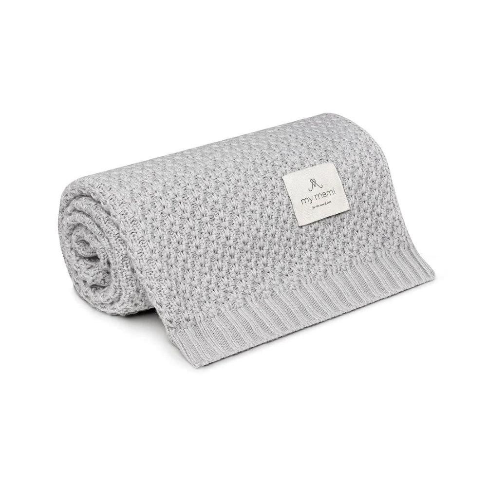 my memi Bamboo Blanket80100(Chain/Light Grey)