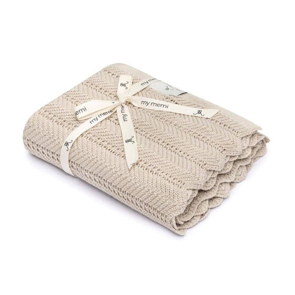 my memi Bamboo Blanket 80100(Feather/Light Beige)