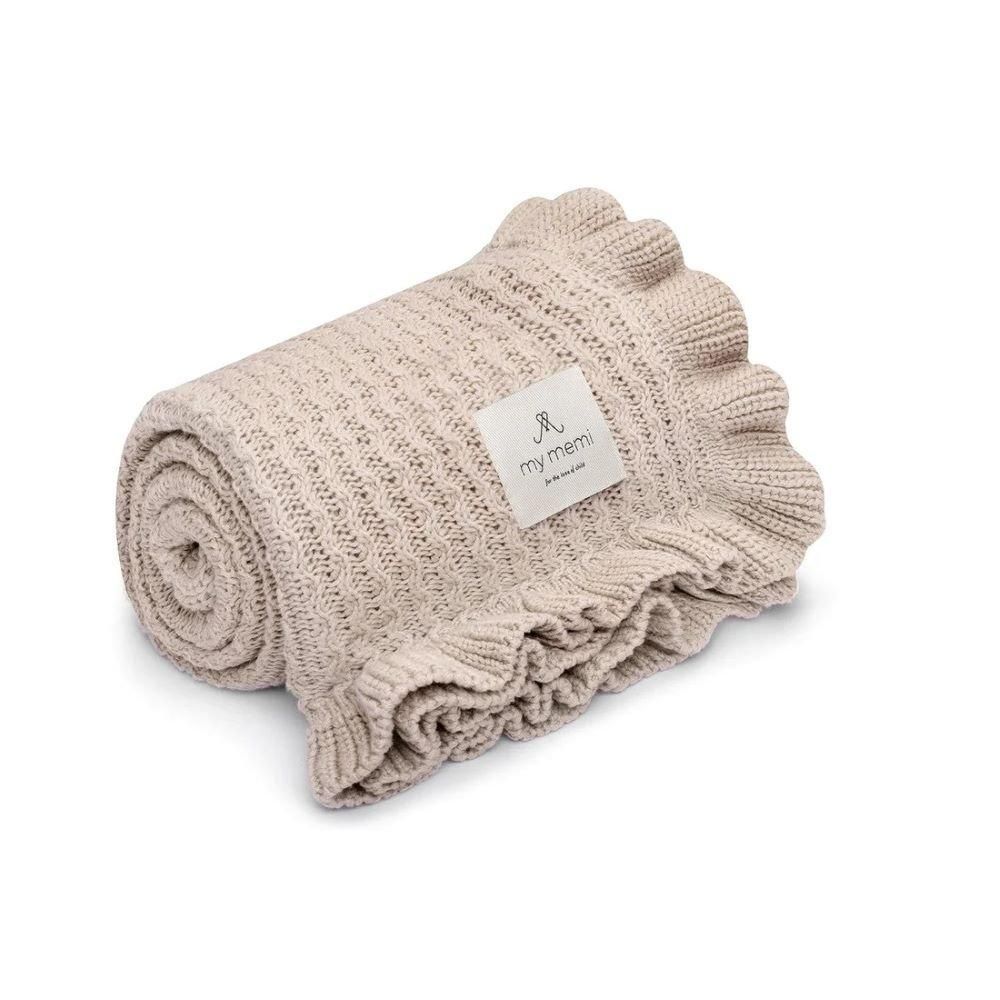 my memi Bamboo Blanket 85105(with a frill/Light Beige)
