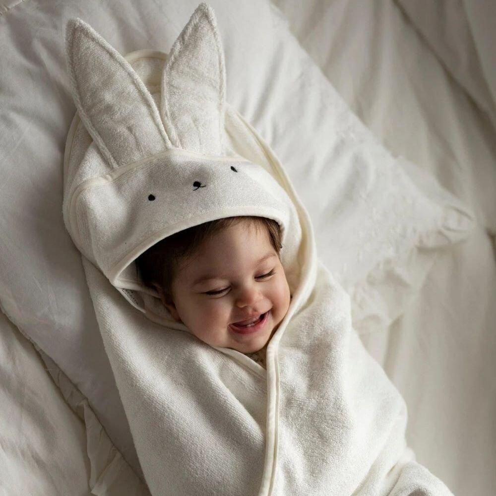 my memi Bamboo Towel 8585(rabbit/Cream)