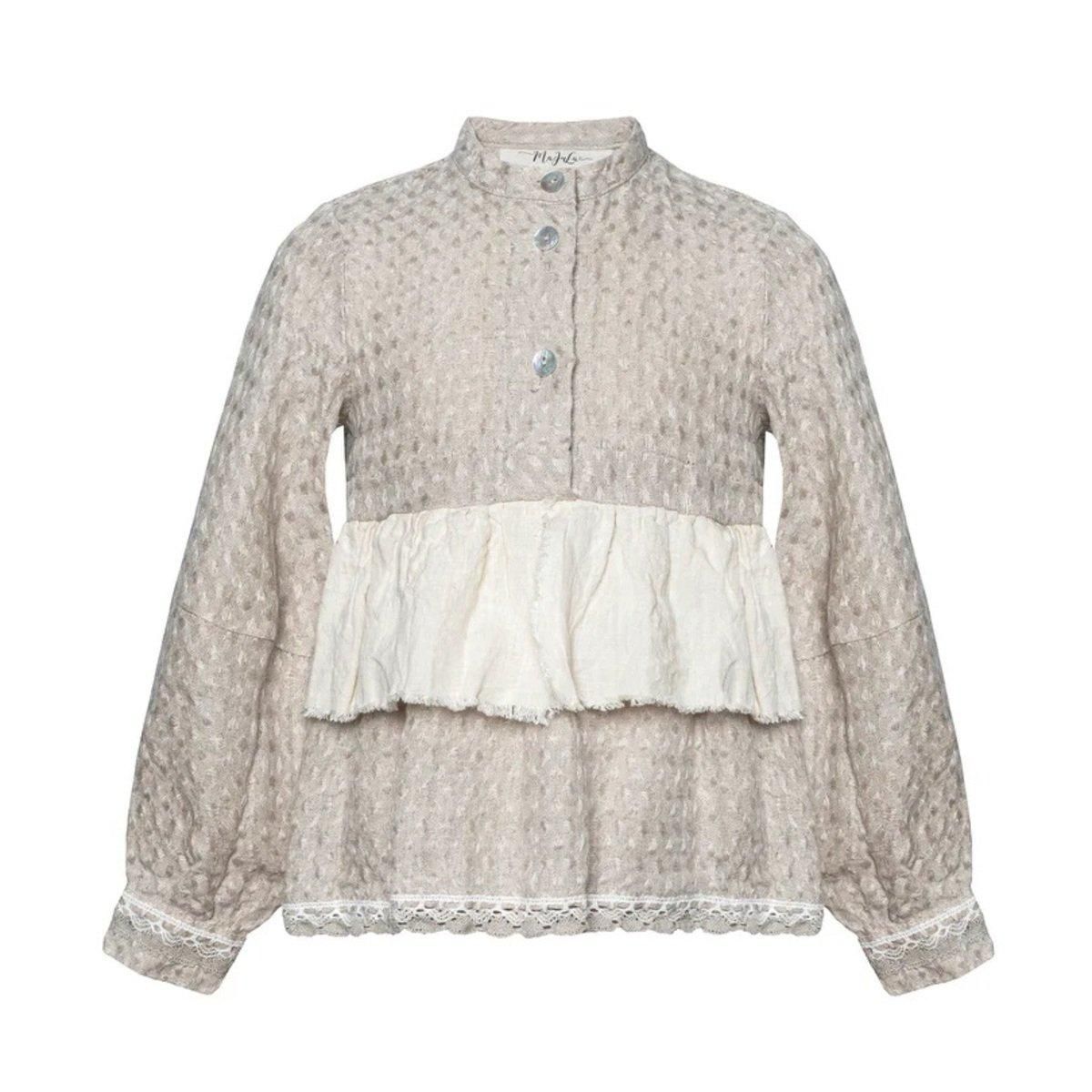 MaJuLa handmade Dill Blouse(beige)
