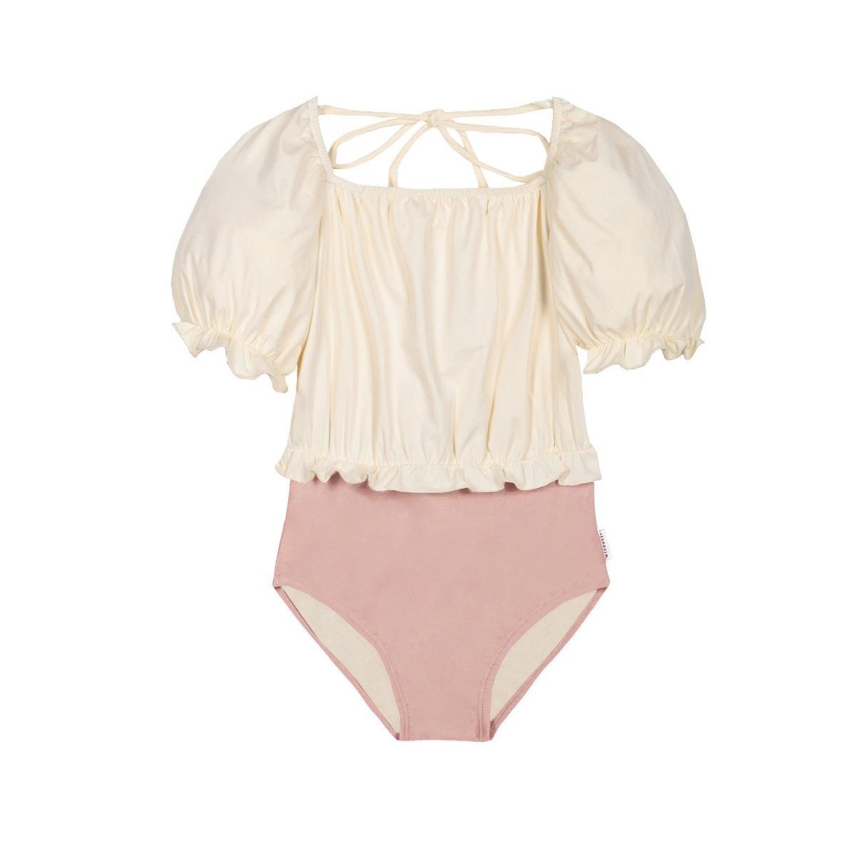 <img class='new_mark_img1' src='https://img.shop-pro.jp/img/new/icons21.gif' style='border:none;display:inline;margin:0px;padding:0px;width:auto;' />50%OFF MIPOUNET ELISA BLOCK COLOR SWIMSUIT(ECRU/NUDE)