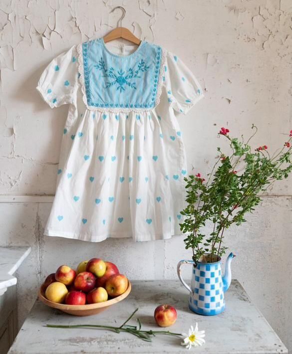 <img class='new_mark_img1' src='https://img.shop-pro.jp/img/new/icons21.gif' style='border:none;display:inline;margin:0px;padding:0px;width:auto;' />50%OFF 饹1 Marlaguette Magdalena dress(coeur bleu)6Y
