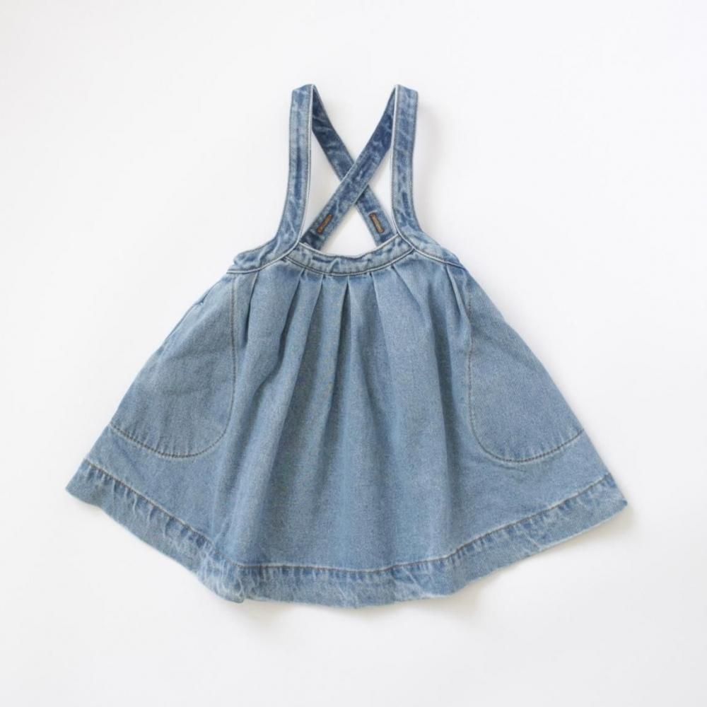 <img class='new_mark_img1' src='https://img.shop-pro.jp/img/new/icons21.gif' style='border:none;display:inline;margin:0px;padding:0px;width:auto;' />30%OFF The Simple Folk The Oversized Denim Pinafore(light denim)