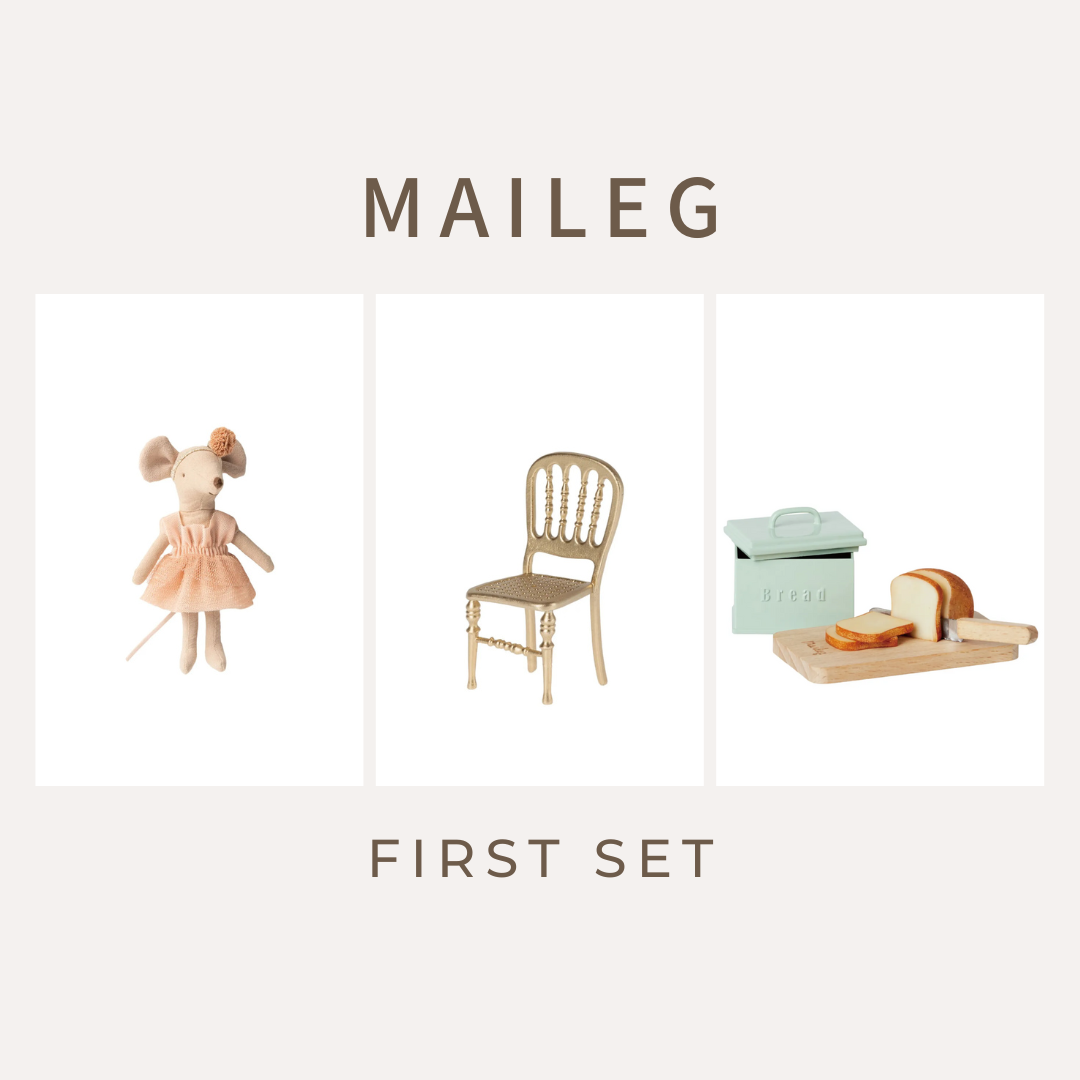 <img class='new_mark_img1' src='https://img.shop-pro.jp/img/new/icons14.gif' style='border:none;display:inline;margin:0px;padding:0px;width:auto;' />Maileg First Set(Х쥨ޥ//֥åɥܥå)3 pieces