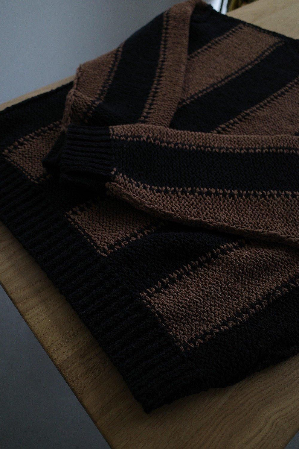 Fettuccia Striped Sweater - River AOYAMA