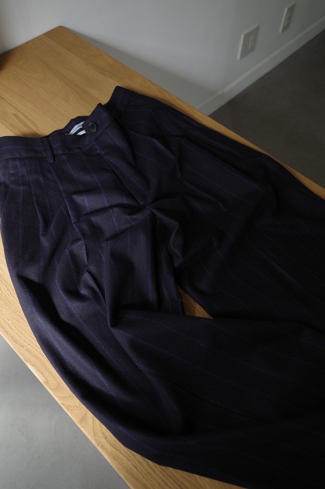 Double pleated wide Pants