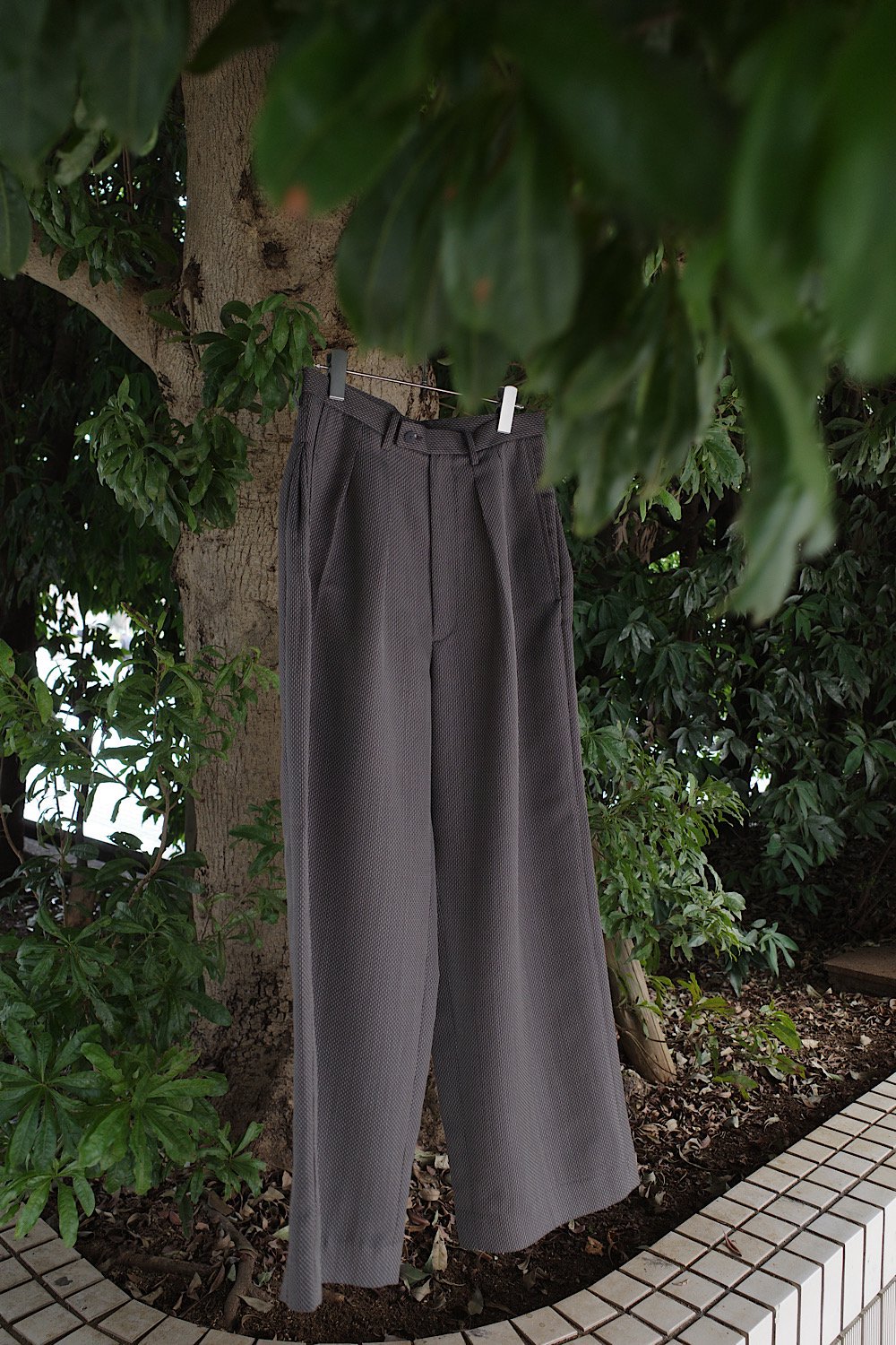 Super Wide Tucked Pants "River Limited Model"