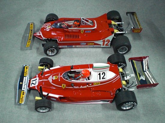 エグゾト ★即決!★Exoto Ferrari 312T & 312T4 1975 Gift Set 1/18【GPC97SC1 フェラーリ ギフトセット ニキ・ラウダ ヴィルヌーヴ】2,500台限定品!