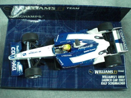 PMA ミニチャンプス 1/43 2002年 ウィリアムズ F1 BMW ランチカー R