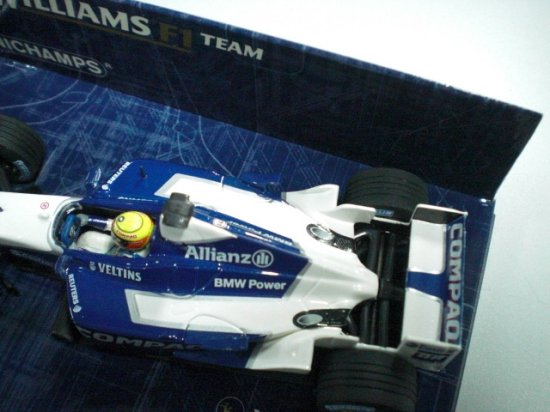 PMA ミニチャンプス 1/43 2002年 ウィリアムズ F1 BMW ランチカー Rシューマッハ ＃5 - THE PALACE