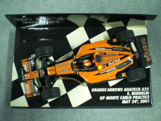 PMA ミニチャンプス 1/43 2001年 オレンジアローズ アジアテック A22 E・ベルナルディ ＃15 - THE PALACE