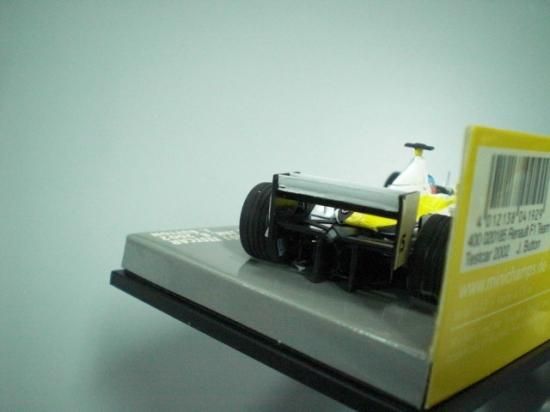 PMA ミニチャンプス 1/43 2002年 ルノー F1 チーム B201 テストカー J・バトン ＃15 - THE PALACE