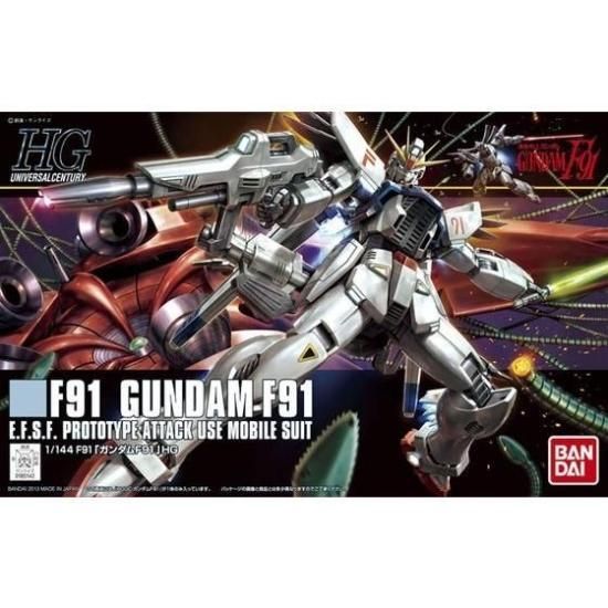 HGUC 1/144 ガンダムF91 | フェイスオープン状態再現可能 | 放熱