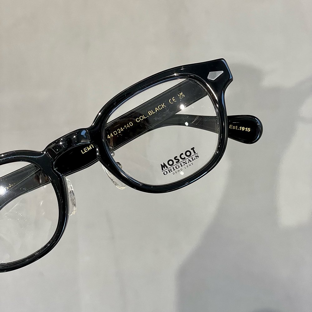 LEMTOSH MP 44 BLACK MOSCOT - CANARY EYEWEAR SHOP