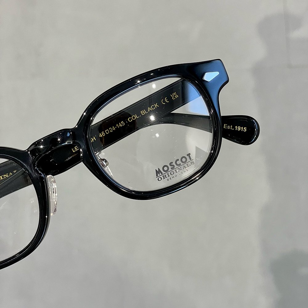 LEMTOSH MP 46 BLACK MOSCOT - CANARY EYEWEAR SHOP