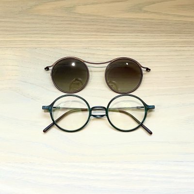 RG2000TVA Jade/Bronze(frame + clip on sunglasses)