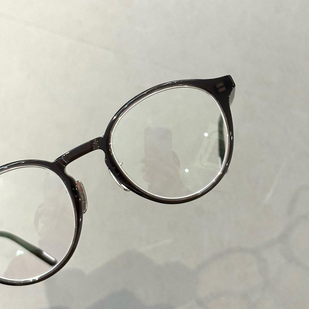 ■YUICHI TOYAMA.■U-113/YVR■ユウイチ トヤマ■グレー Yuichi Toyama - YVR (U-113) Eyeglasses | Specs Collective