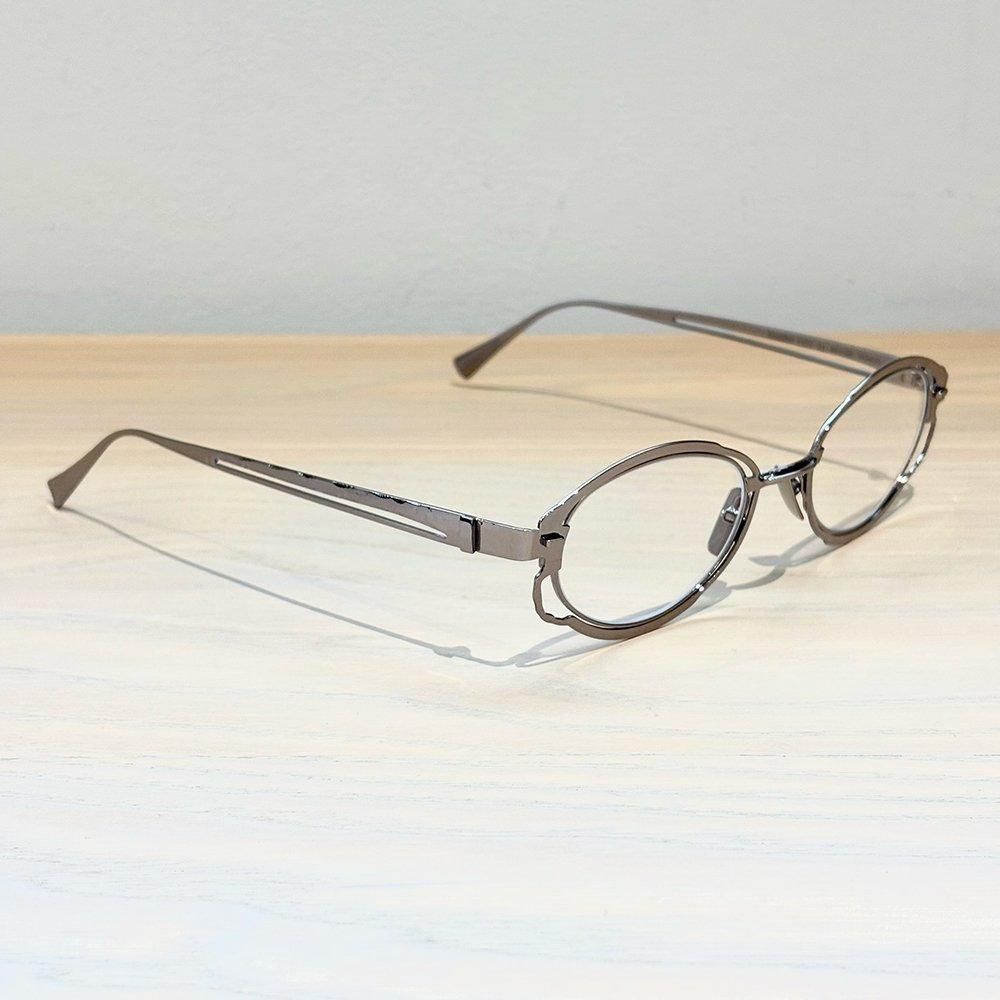 KUBORAUM クボラム H01 オーバルフレーム シルバー サングラス H01-49-22-SI KUBORAUM - CANARY EYEWEAR SHOP