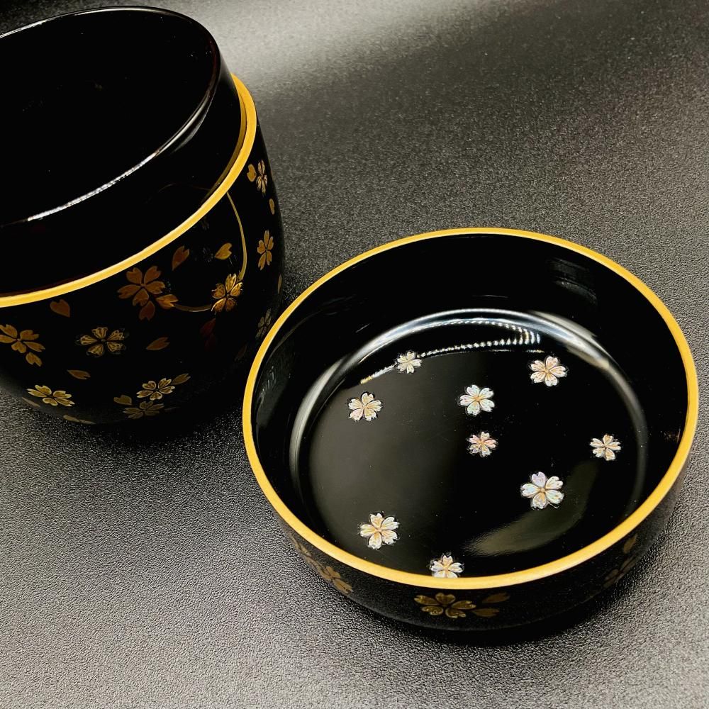 輪島塗　春乃野棗　仁斎作 輪島塗 棗 桜 - 吉井商店オンラインストア