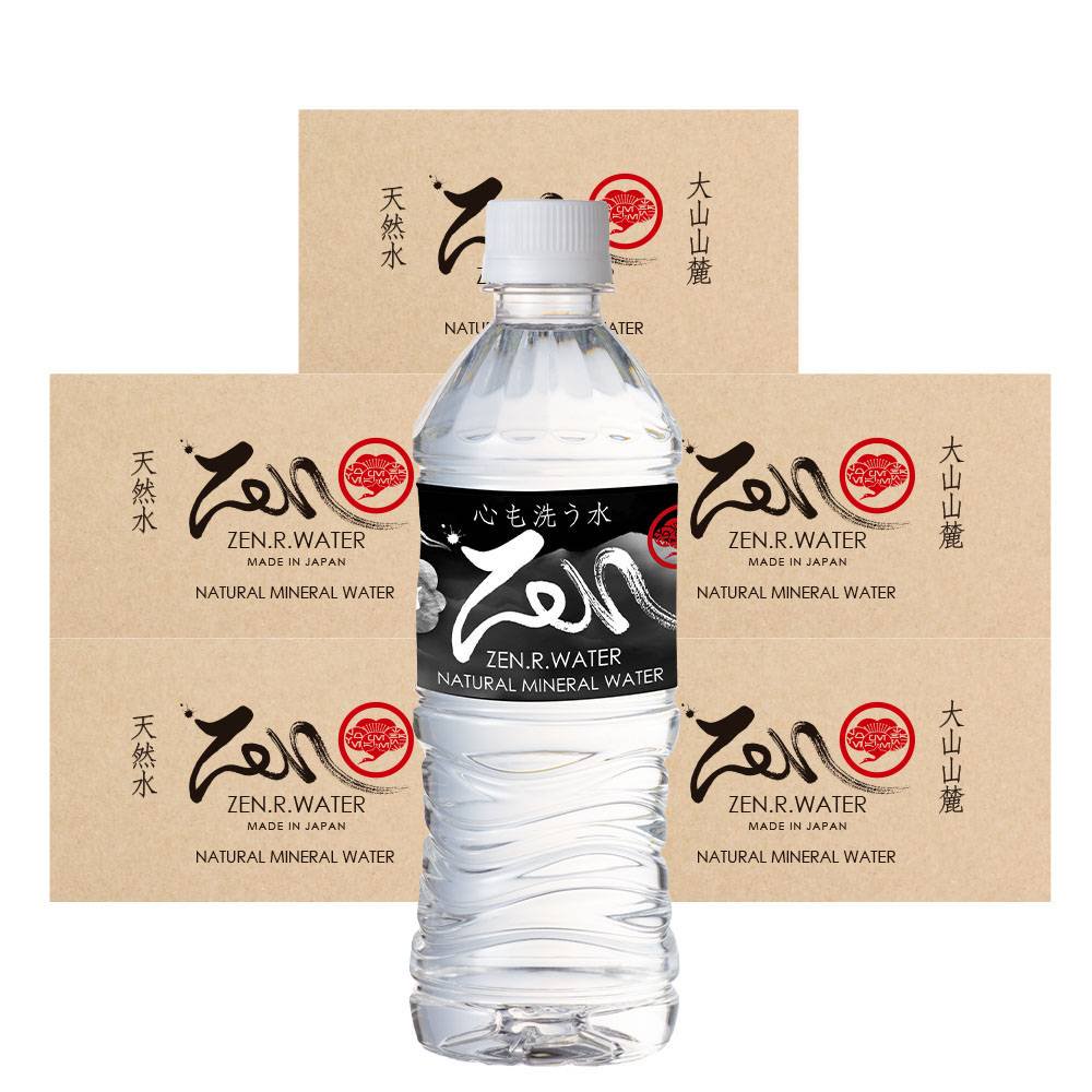 ZEN.RWATER 5ケース1本500ml定価250円（税別）→特別お割引180円（税別）28%OFF - ZEN.R.WATER