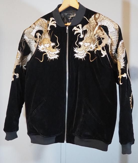 絡繰魂 234003 双龍別珍スカジャン 和柄専門セレクトショップ Reason