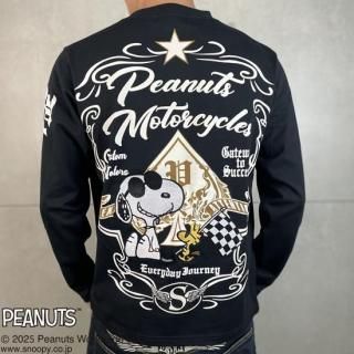 <img class='new_mark_img1' src='https://img.shop-pro.jp/img/new/icons14.gif' style='border:none;display:inline;margin:0px;padding:0px;width:auto;' />SNOOPYFlag StaffPEANUTS MOTORCYCLE TEE