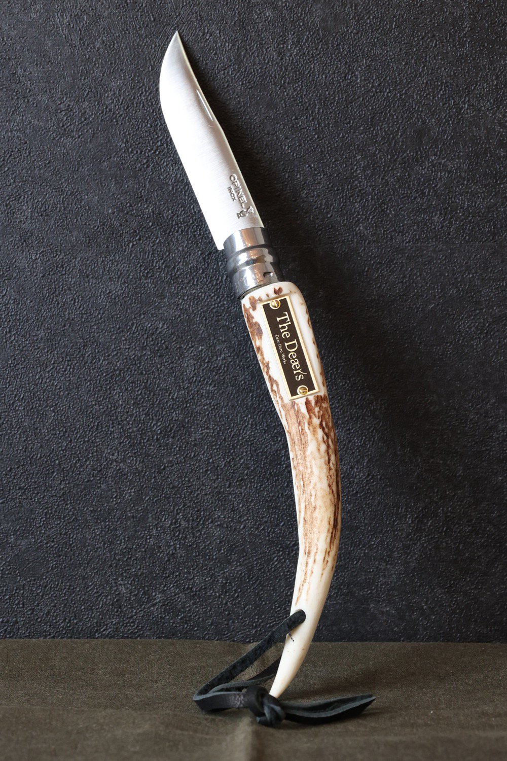 Ezo deer horn custom knife #9