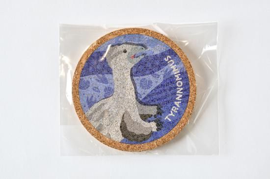 オリジナル コルクコースター【ティラノミムス】 - FPDM MUSEUM SHOP