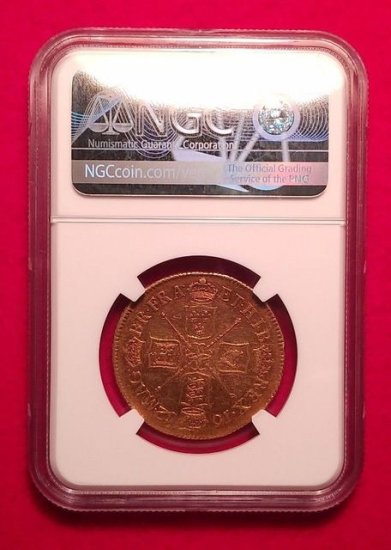 動画あり】1682 チャールズ2世 ゴールド 2ギニー 金貨 NGC AU53 R1 - シマダコイン