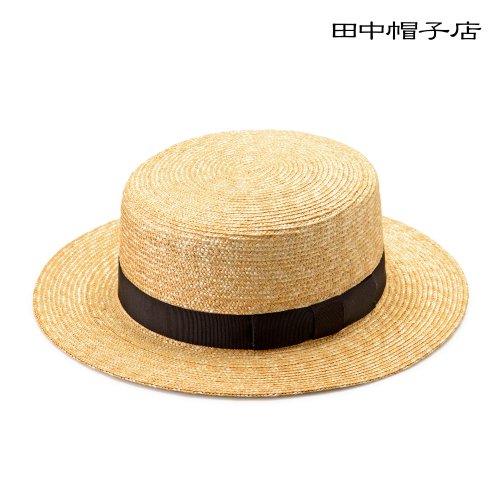 日本公式品 田中帽子店 麦わら帽子 Aliceアリス ポークパイ型女優帽